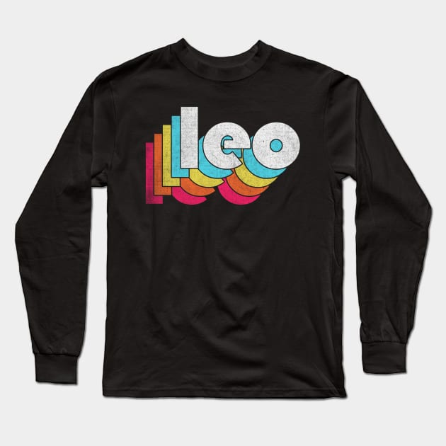 Leo / Zodiac Lover Astrology Design Long Sleeve T-Shirt by DankFutura